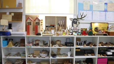 Xi 'an Zhuyunxiang Wooden Crafts Co., Ltd. productielijn van de fabrikant