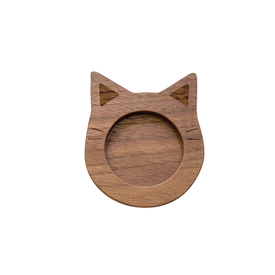 kopen American Style Cat Shape Houten Achtergrond Customized Logo Leuke Dieren Achtergrond online manufacture