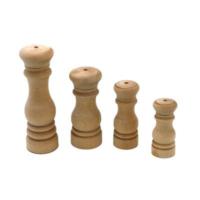 kopen Jar Shell Acacia Pepper Mill Set Gepolijst Hout Zout En Peper Shakers Set online manufacture