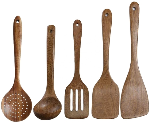 kopen Warmtebestendige keukengereedschap Kookwerk Houten houten spatula Niet-krabbelende rijstlepel online manufacture