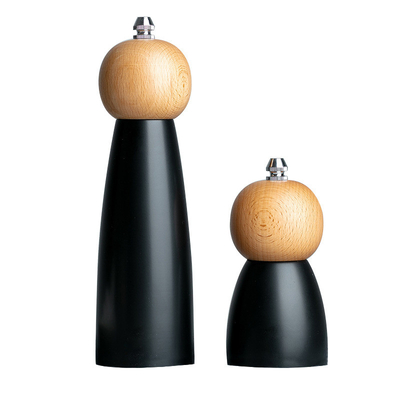 kopen 13cm 22cm Pepper Mill Grinder Verstelbare Houten Pepper Grinder online manufacture
