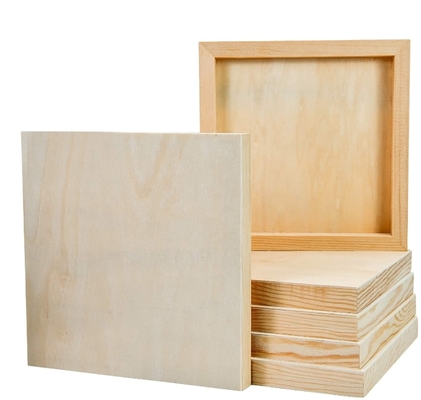 acheter Le tableau de peinture de berceau en bois non poli convient aux arts et à l'artisanat online manufacture