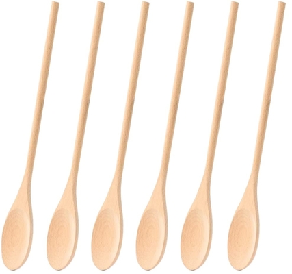 kopen 12 inch houten keukengereedschap, lange kooklepels, houten proeflepels online manufacture