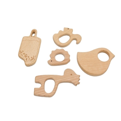 kopen Houten speelgoed voor baby's Montessori speelgoed Leuk speelgoed voor dieren, glad natuurlijk hout, leer speelgoed voor houten dieren online manufacture