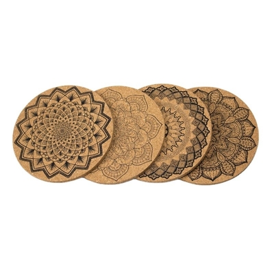 comprare Sottopiani di legno riutilizzabili assorbiti Sottopiani di sughero personalizzati per posate online manufacture