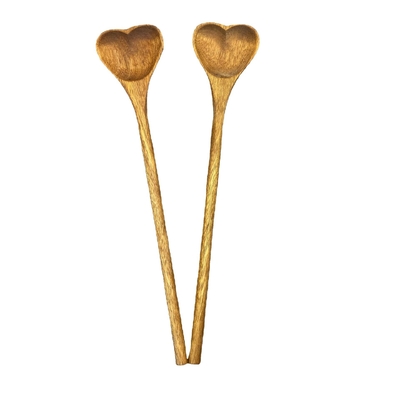 kupować drewniana łyżka do sałatki w kształcie serca online manufacture
