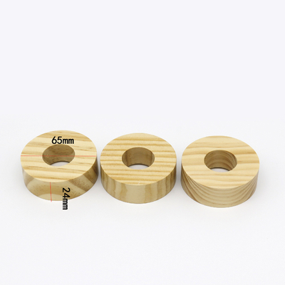 kopen Natuurlijke houtkleur Ronde parfumflesdeksel Pine Hout parfumflesdeksel online manufacture