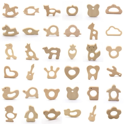 comprare Teether in legno di faggio Anello - Teether per bambini a forma di cuore online manufacture