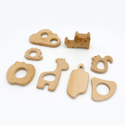 kopen Dierenvormige houten baby-tandenring online manufacture