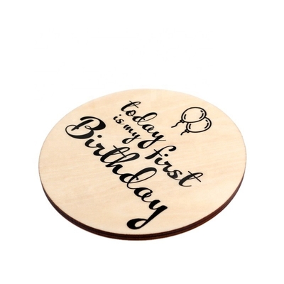 kopen Plywood Coaster - Reisreeks Geschenken - Baby Milestone Plywood kaarten - Kerstcadeautjes online manufacture