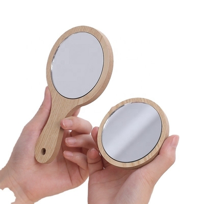 Mua Hỗn tay gỗ gương sắc đẹp cầm tay tay cầm tay trang phục gương nhà phòng tắm vòng gương nhỏ online manufacture