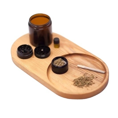 Beli Tray kayu solid Cigarette Rolling Trays Asesoris asap online manufacture
