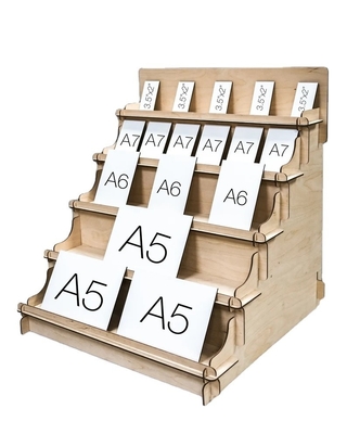 kopen Houten schermstand Houten planken Zeep scherm Riser Craft schermrek online manufacture