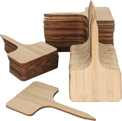 Beli Label Tanaman Bambu Disesuaikan Label Tanaman Kayu T-Type Marker untuk DIY Taman Tanaman Pot online manufacture