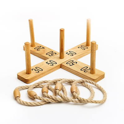 Buy wooden ring toss set wooden outer door game set online manufacture