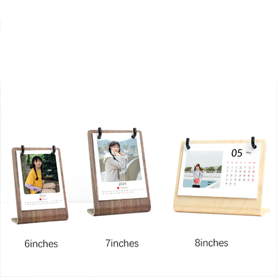 kopen Schrijfkast Houten kalenderstand 6 inch 7 inch 8 inch kalender Houten stand online manufacture