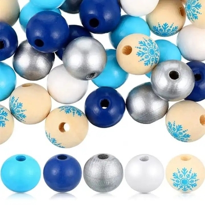 kopen Handgemaakte Houten Kralen Decoratieve Slingers voor Thuisdecoratie online vervaardiging