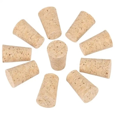 comprar Frasco de vidro natural personalizado com cortiça de madeira ecológica de alta qualidade Decoração doméstica Bottle Stopper de vinho / bebida alcoólica por atacado DIY Friendly online manufacture