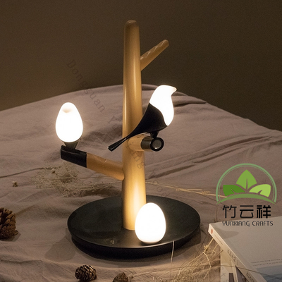 Buy Wooden branches of the lamp with bird Bedroom Living Room Bedside Led online manufacture