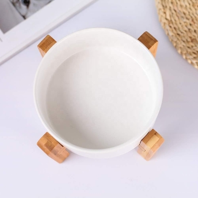 kaufen Holzstand Keine Verschütterung Haustierfutter Wasserfütterung Katzen Kleine Hunde Online-Herstellung