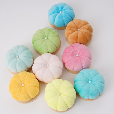 Beli Pumpkin Pin Cushion, Wooden Base Needle Pincushions Japanese Style Round Pin Cushion untuk Pemegang Jarum Jahit atau Kerajinan DIY online manufacture