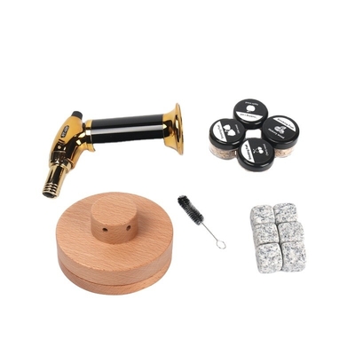 kopen Cocktail roker kit met fakkel drank whisky bourbon roker infuser kit met 4 smaken hout chips ouderwetse kit voor mannen online manufacture
