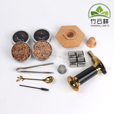 Mua Bộ hút cocktail với ngọn đuốc - 4 hương vị Chips gỗ - quà sinh nhật Bourbon Whiskey cho nam giới, cha, chồng online manufacture