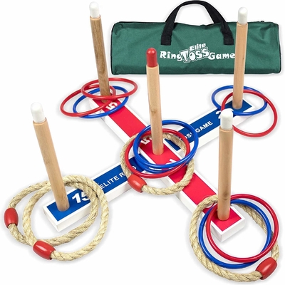 acheter Ensemble de jeu de lancer d'anneaux en bois pour enfants et adultes fabrication en ligne