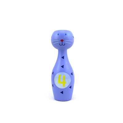 kopen Gepersonaliseerd schattig dier houten bowlingbal speelgoed ouder-kind interactief vroege onderwijs speelgoed online manufacture