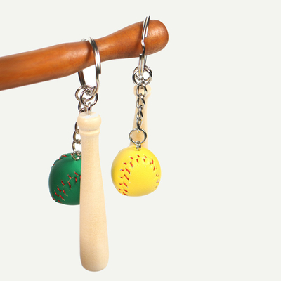 kopen Mini schattig voetbal sleutelhanger bowling/tennis/baseball sleutelhanger voor mannen vrouwen jongens meisjes cadeautjes online manufacture