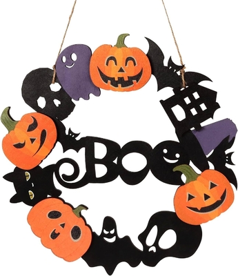 kopen Op maat gemaakt houten pompoenschild voor de voordeur online vervaardiging