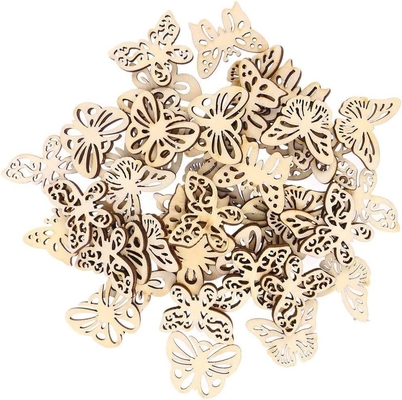 Buy Unfinished Wooden Butterfly Cutout Wood Butterfly Crafts Wooden Butterfly Decoration for DIY Paint Craft online manufacture