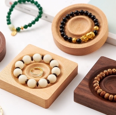 comprar Display Tray de joyería de madera sólida personalizada para decoración del hogar Fabricación en línea