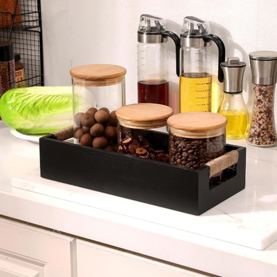 Buy Customized high quality black durable storage basket Toiletries storage basket online manufacture