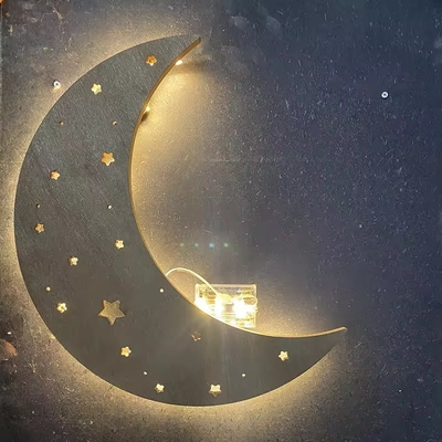 Buy Customized baby and child room wooden wall decoration lamp Bedside lamp online manufacture