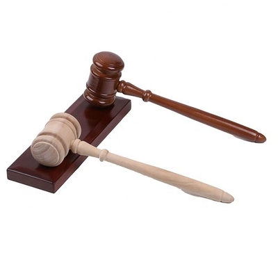 acheter Fabrique personnalisée en bois massif marteau marteau bloc de son ensemble pour avocat juge online manufacture
