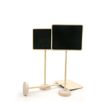 acheter Tableau de bord en bois réutilisable en extérieur Fête de mariage Fête d'anniversaire Affichage du panneau Étiquette mini-tableau en bois libre fabrication en ligne