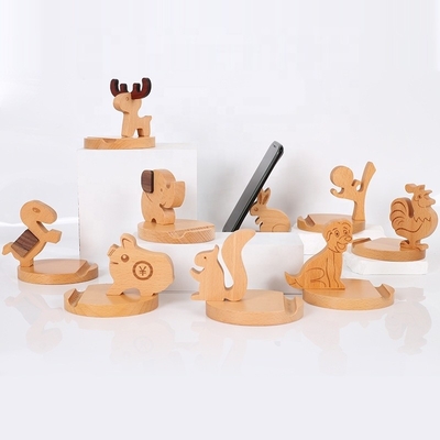 comprare Custom Assorted Animali portatelefoni in legno per uso interno per alleviare la stanchezza fabbricazione online