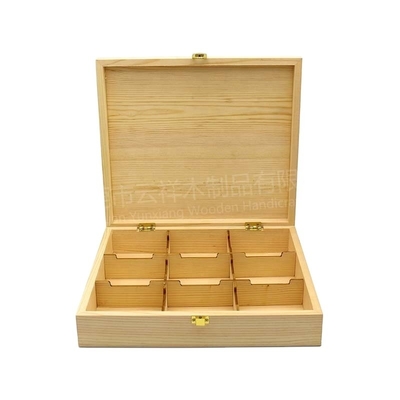 kopen Simply Pine Hout Aromatherapie Olie opslagdoos Mooncake Gift Box Met Metalen Scharnier online manufacture