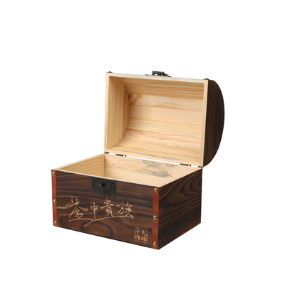 Mua Hộp lưu trữ cổ với khóa Solid Wood Antique Box Holder with Lid Retro Decorative Holder Box cho trà online manufacture