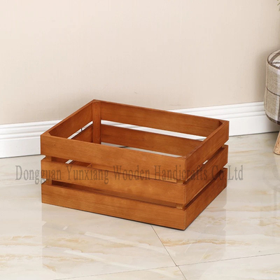 Mua Mini Multicraft Nature Crates gỗ Khối lưu trữ, Cổ trang trí phong cách nông trại cho trang trí nhà online manufacture