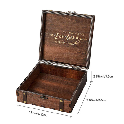 Beli Kotak memori kayu dengan tutup akrilik pribadi - Wedding Bridal Party kotak hadiah - Ulang tahun dan hadiah liburan online manufacture