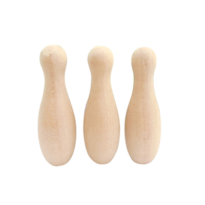 Klant logo Houten balans speelgoed kind ouder Houten bowlingbal