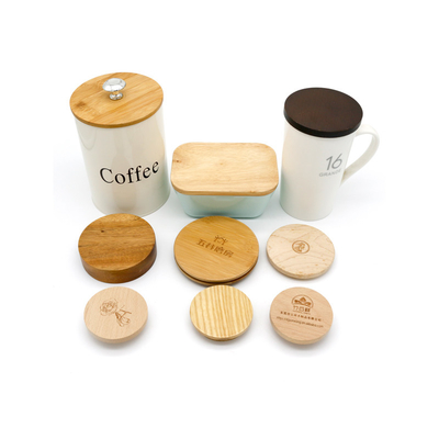 Mason Jar Lid -Aangepaste houten deksel voor Mason Glass Jar