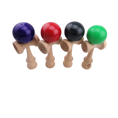Kleurrijke beukhout houten Kendama Custom Kendama met snaar