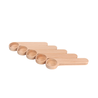 Babypoederlepel met afdichtingsfunctie-Beechhout
