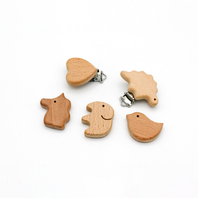 houten Ronde baby-snuffelclipjes