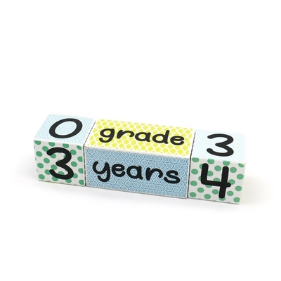 Custom houten blokken voor kinderen kleurrijke baby brief nummer modellen educatieve moderne bouw speelgoed foto prop ideeën