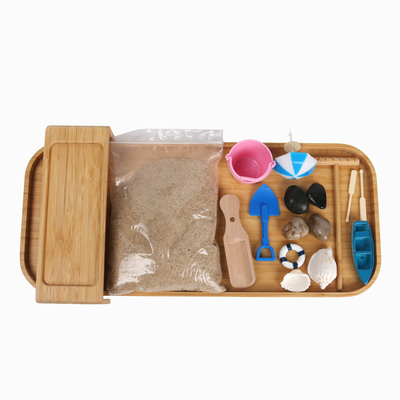 Zen Tuin voor bureau, Japanse Zen Tuin Kit met Sand Stamp Sphere en Essential Accessories, Mini Zen Sandbox Office Decor Kit