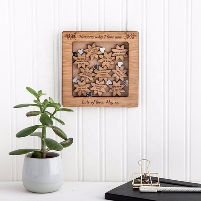 Gepersonaliseerd Moedersdag cadeau van dochter Uniek cadeau voor mama Dingen houten frame van kinderen